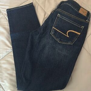 Vintage American Eagle Skinny Jeans Size 8 Short